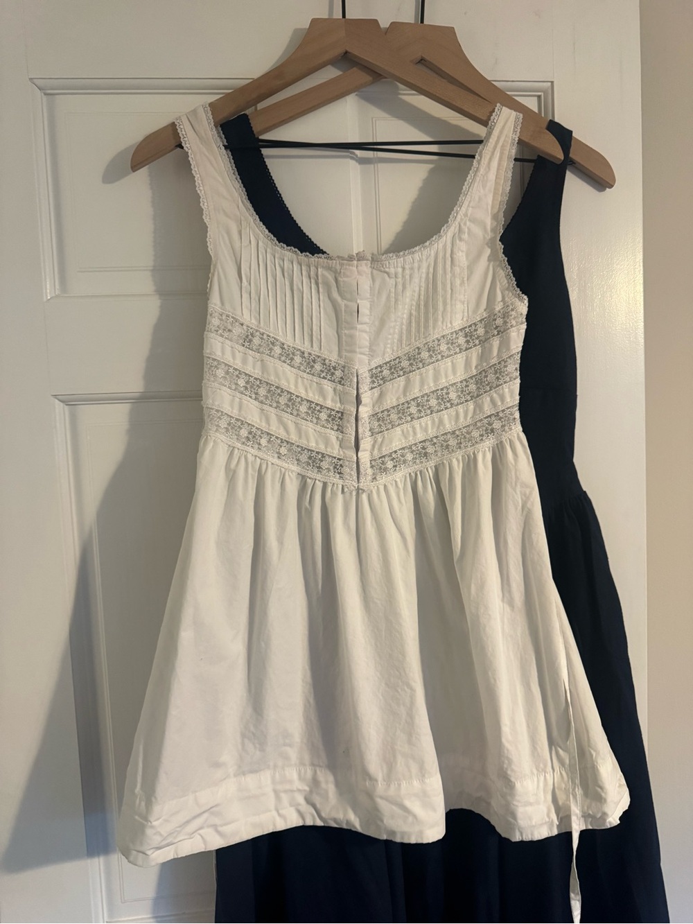 White Lace-Trim Tank Top - Women